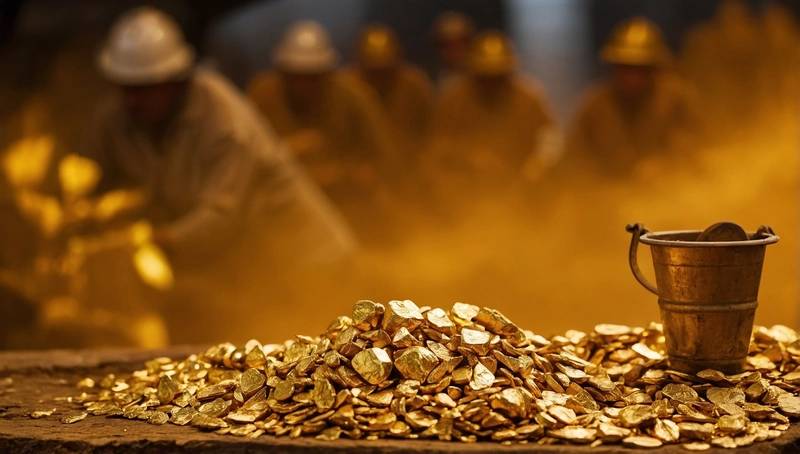 Gold miners' shares soar as bullion price reaches record high of $5,100/oz