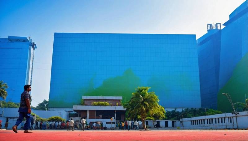 Indian shares fall from near record levels as Reliance and HDFC Bank weigh