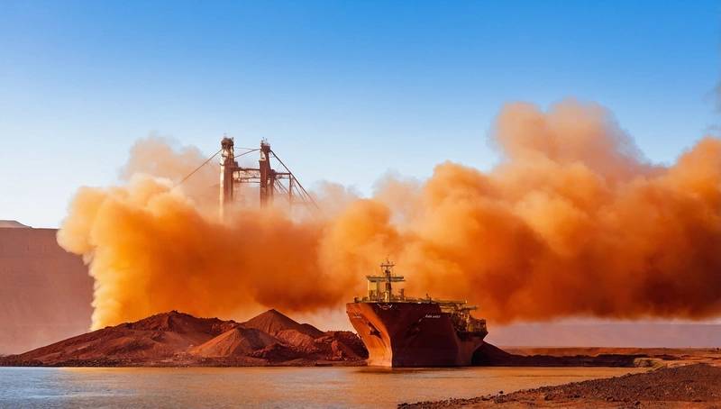 Iron ore prices rise as a result of the Iran War; iron ore shipments drop