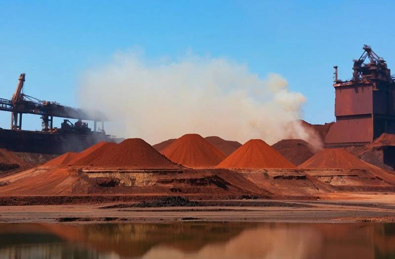 Iron ore falls to a one-month low due to rising supply and China's demand concerns