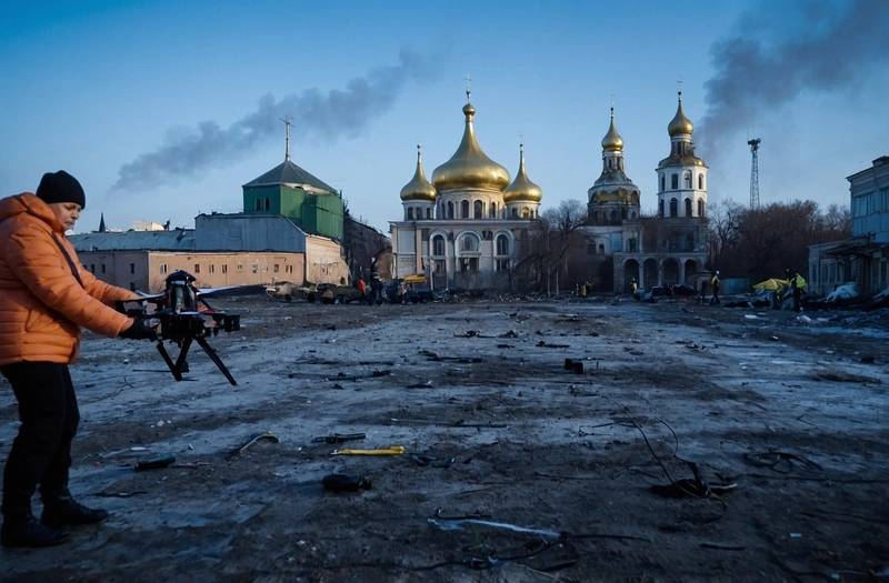 Russian drones kill a mother and her 2-year-old child in Odesa, Ukraine