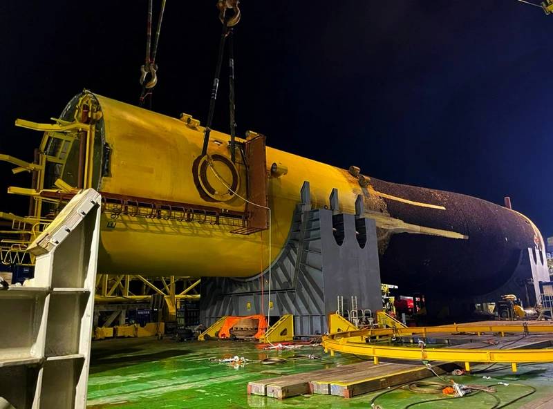James Fisher Makes ‘Historic’ Offshore Wind Monopile Cut